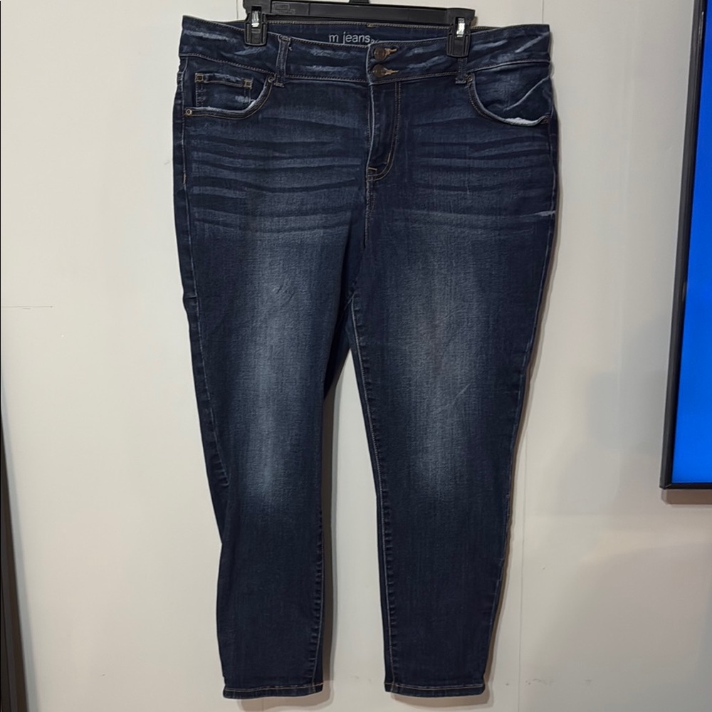 Maurices Blue Cropped Ankle Jeans with Vintage Charm